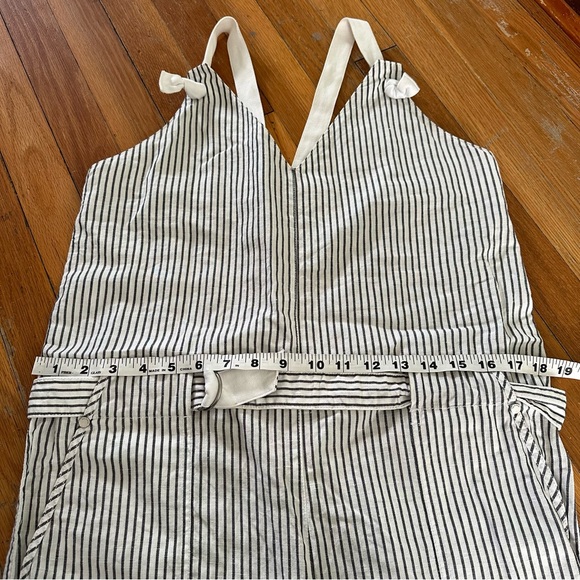 Rag & bone black white stripe jumpsuit romper - Picture 5 of 10